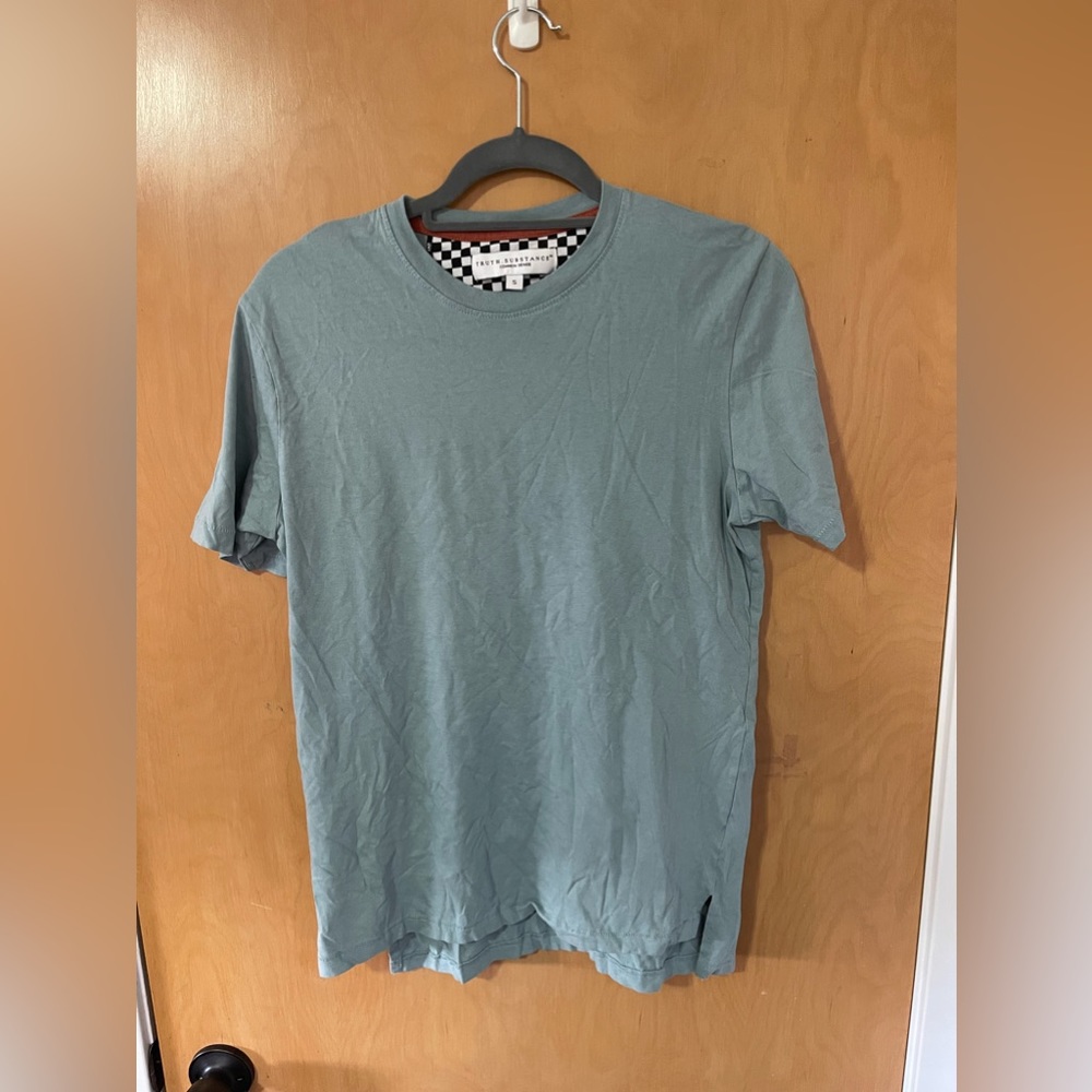 Blue tee